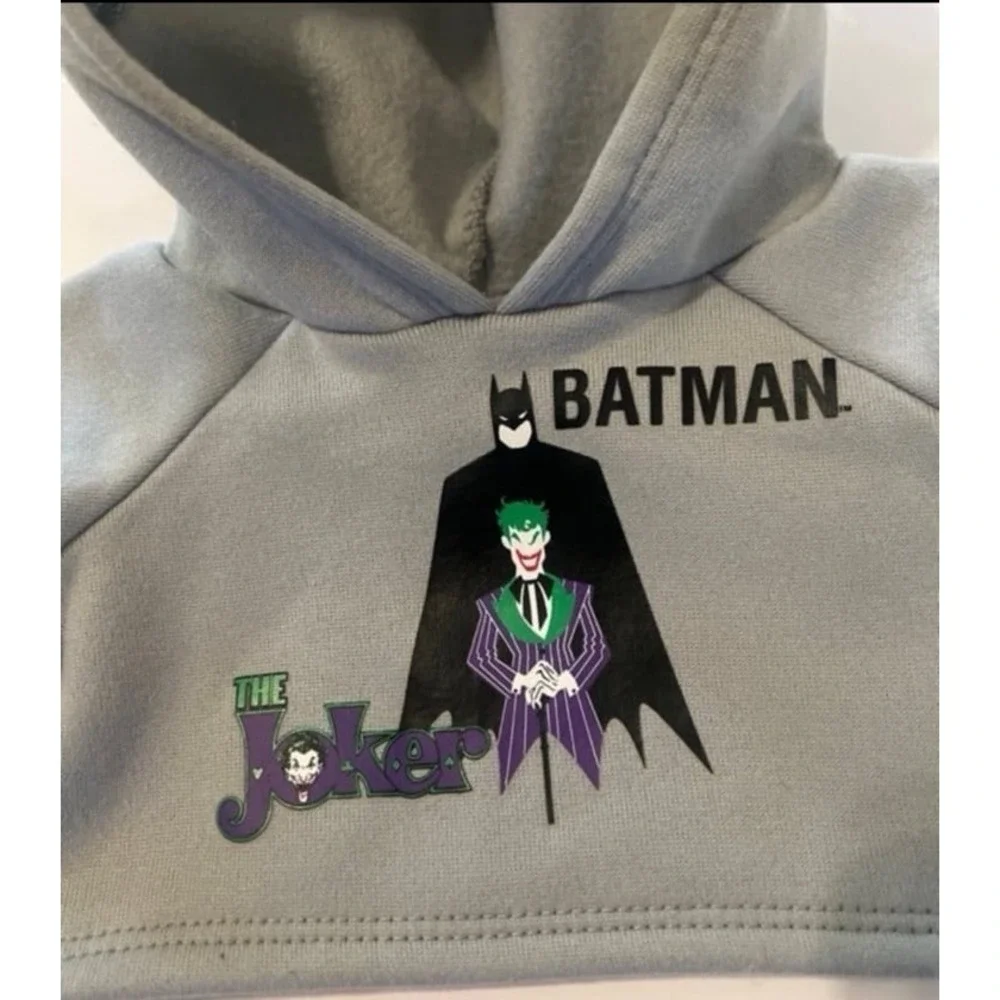 Build a bear Batman Joker Hoodie Shirt‎